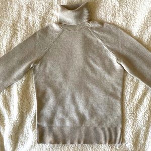 Ann Taylor 100% Cashmere Turtleneck Sweater